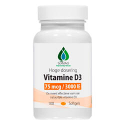 Vitamine D3 3000 IE – 75 mcg – Bulk SET-5 stuks