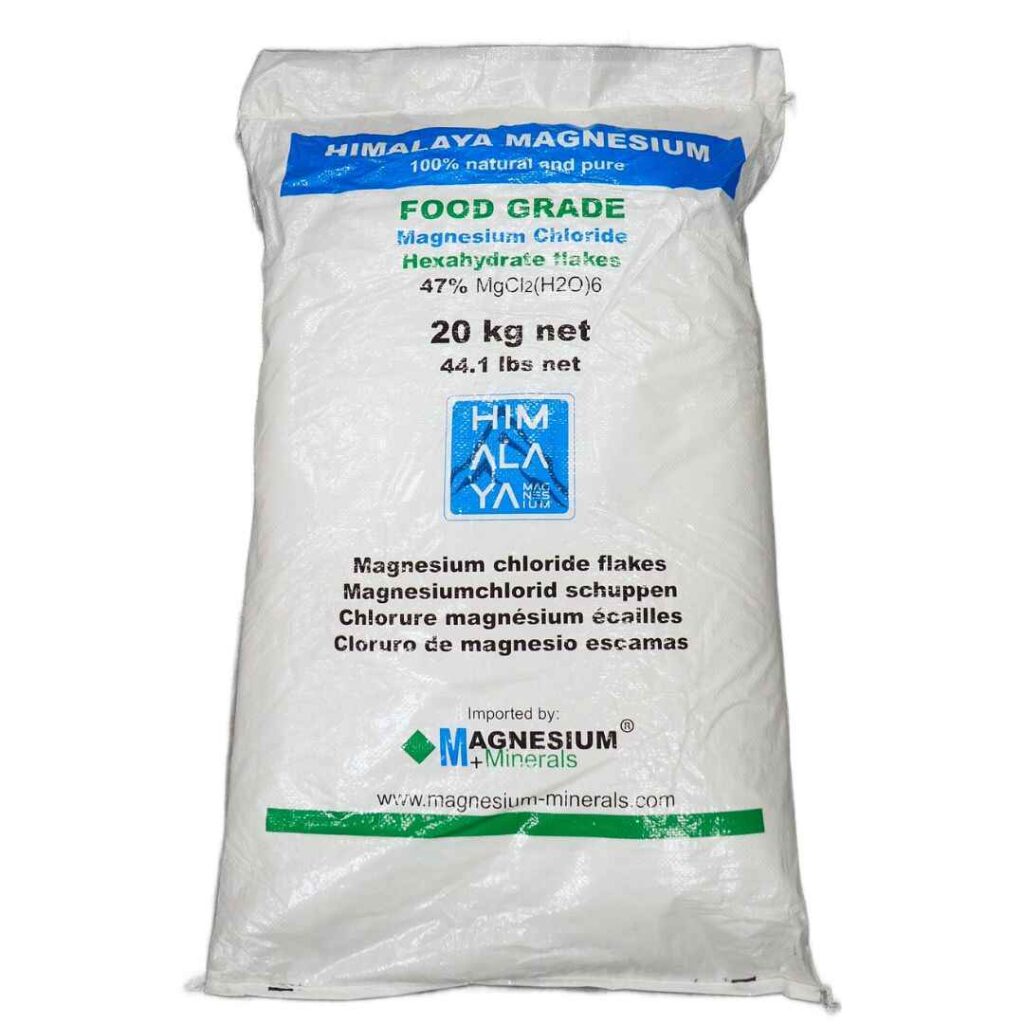 Himalaya 20 kg magnesium vlokken flakes badkristallen vlokken