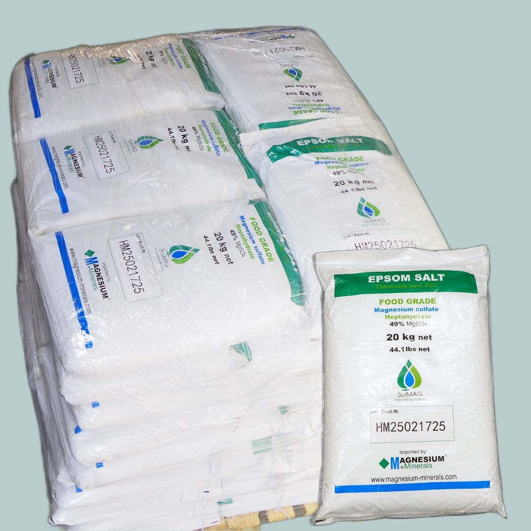 SoLMAG-Magnesiumsulfaat-pallet-epsom zout Magnesium Minerals Lelystad
